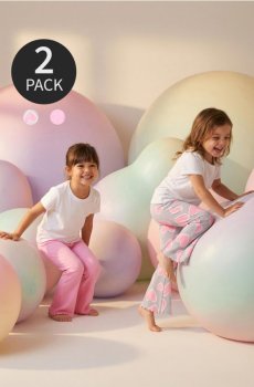 Легінси-кльош 2 pack - різнобарвний