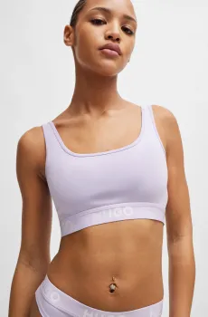 Женский сиреневый топ Сиреневый XS HUGO 50480172;531