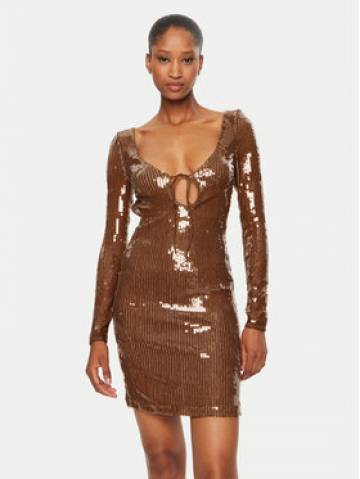 BARDOT Коктейльна сукня Verona 59513DB Коричневий Regular Fit BARDOT Коктейльна сукня Verona 59513DB Коричневий Regular Fit