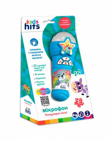 Музична іграшка Kids Hits Мікрофон блакитний (KH16/003) Музична іграшка Kids Hits Мікрофон блакитний (KH16/003)