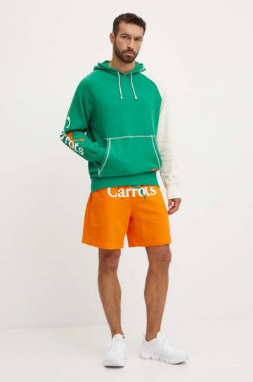 Кофта Puma PUMA X CARROTS Graphic Hoodie TR мужская цвет зелёный с капюшоном узор 627445 Кофта Puma PUMA X CARROTS Graphic Hoodie TR мужская цвет зелёный с капюшоном узор 627445