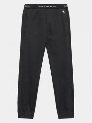 Calvin Klein Jeans Спортивні штани Intarsia IB0IB01681 Чорний Regular Fit Calvin Klein Jeans Спортивні штани Intarsia IB0IB01681 Чорний Regular Fit