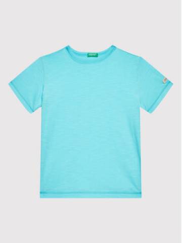 United Colors Of Benetton Футболка 3MM5C103W Голубий Regular Fit United Colors Of Benetton Футболка 3MM5C103W Голубий Regular Fit