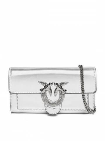 PINKO Сумка Love One Wallet C AI 24-25 PLTT 100062 A1JD Срібний PINKO Сумка Love One Wallet C AI 24-25 PLTT 100062 A1JD Срібний