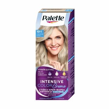Стойкая крем-краска для волос Palette Интенсивный цвет, 10-1 Серебристый блонд, 110 мл Стойкая крем-краска для волос Palette Интенсивный цвет, 10-1 Серебристый блонд, 110 мл