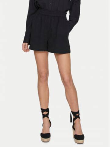 Vila Шорти з тканини Lania 14089489 Чорний Loose Fit Vila Шорти з тканини Lania 14089489 Чорний Loose Fit