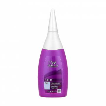 Лосьон для завивки окрашенных и чувствительных волос Wella Professionals Creatine+ Curl It, 75 мл Лосьон для завивки окрашенных и чувствительных волос Wella Professionals Creatine+ Curl It, 75 мл