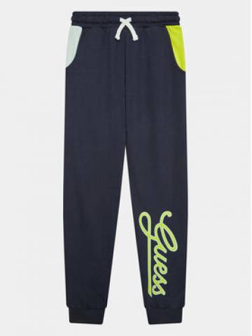 Guess Спортивні штани L3YQ34 KA6R3 Cиній Relaxed Fit Guess Спортивні штани L3YQ34 KA6R3 Cиній Relaxed Fit