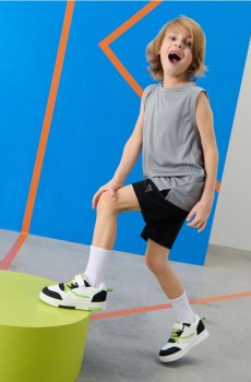 Спортивні шорти з відбиваючими елементами Active 2 pack - чорний