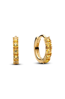 Сережки "Маленькі жовті хупи"