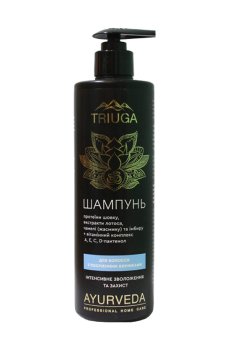 Уценка! Шампунь Triuga Ayurveda Professional Home Care Интенсивное увлажнение и защита, для волос с секущимися кончиками, 500 мл
