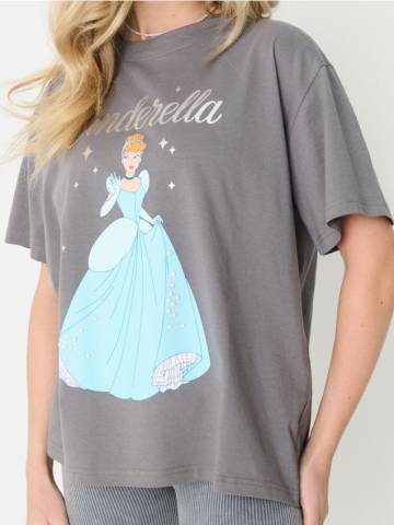 Футболка loose fit Disney Princess - темно-сірий Футболка loose fit Disney Princess - темно-сірий