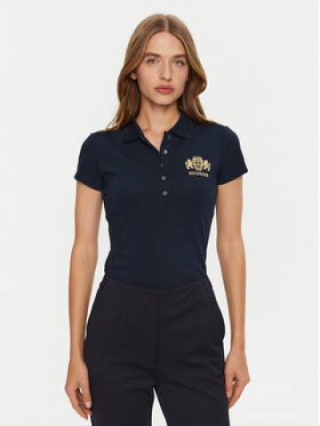 Tommy Hilfiger Поло Varsity WW0WW43931 Cиній Slim Fit Tommy Hilfiger Поло Varsity WW0WW43931 Cиній Slim Fit