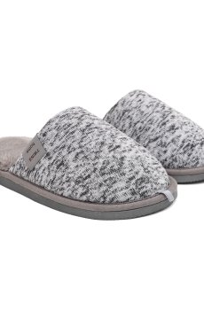 Мужские домашние тапочки Twins HS-OZ Melange белые, размер 40/41