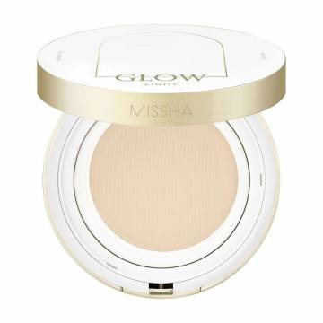 Увлажняющий тональный кушон для лица Missha Glow Cushion Light, SPF 37, 21N Vanilla, 14 г Увлажняющий тональный кушон для лица Missha Glow Cushion Light, SPF 37, 21N Vanilla, 14 г