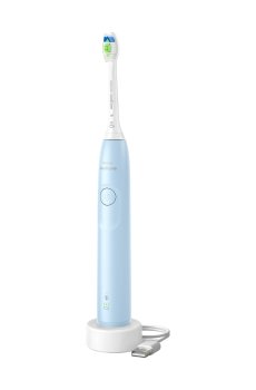 Электрическая зубная щетка PHILIPS Sonicare серии 5300 HX7106/01 голубая, 1 шт