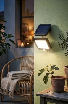 Підвісний сонячний LED-світильник - чорний