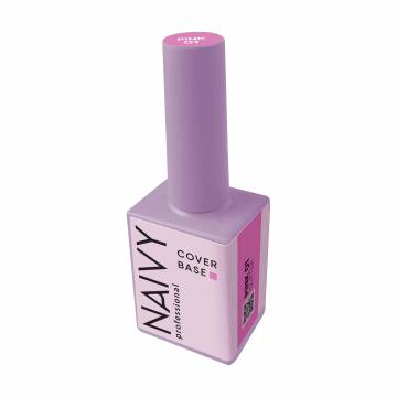 Цветная база для гель-лака Naivy Professional Cover Base Glitter 01 Pink, 15 мл Цветная база для гель-лака Naivy Professional Cover Base Glitter 01 Pink, 15 мл