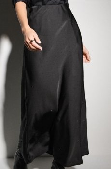 Максіспідниця - чорний