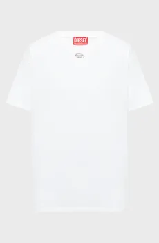 Мужская белая футболка T-ADJUST-TR Белый L Diesel A23117 0AIJU