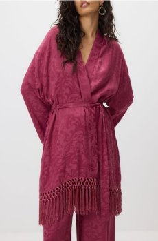 Reserved - Узорчатое кимоно - фуксія - 783JC-43X