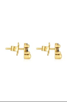 Серебряные серьги с позолотой Tous Bold Bear Lab