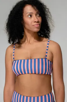 Женский лиф от купальника в полоску Синий XS brabrabra SO205531