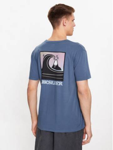 Quiksilver Футболка Qs Bubble Stamp EQYZT07258 Голубий Regular Fit Quiksilver Футболка Qs Bubble Stamp EQYZT07258 Голубий Regular Fit
