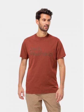 Jack Wolfskin Футболка Essential Logo T 1809591 Червоний Regular Fit Jack Wolfskin Футболка Essential Logo T 1809591 Червоний Regular Fit