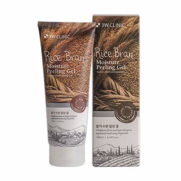 Пилинг-гель для лица 3W Clinic Rice Bran Moisture Peeling Gel с экстрактом бурого риса, 180 мл