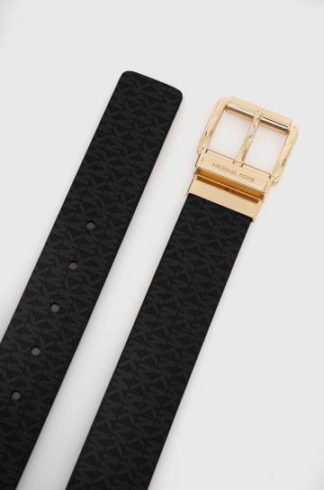 Двухсторонний кожаный ремень MICHAEL Michael Kors женский цвет коричневый Двухсторонний кожаный ремень MICHAEL Michael Kors женский цвет коричневый