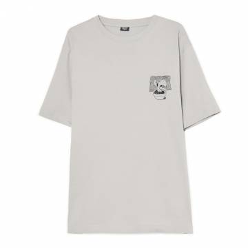 Cropp - Футболка, оздоблена вишивкою - light grey Cropp - Футболка, оздоблена вишивкою - light grey