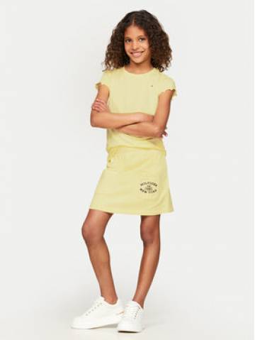 Tommy Hilfiger Футболка Essential KG0KG07052 Жовтий Regular Fit Tommy Hilfiger Футболка Essential KG0KG07052 Жовтий Regular Fit