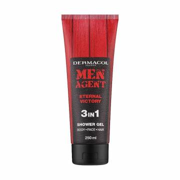 Чоловічий гель для душу Dermacol Men Agent Eternal Victory 3 in 1 Shower Gel, 250 мл Чоловічий гель для душу Dermacol Men Agent Eternal Victory 3 in 1 Shower Gel, 250 мл