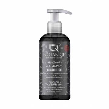 Гель для умывания Biotaniqe Pure Detox Charcoal Cleanser с активированным углем, 200 мл Гель для умывания Biotaniqe Pure Detox Charcoal Cleanser с активированным углем, 200 мл