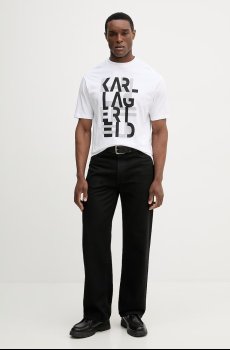 Хлопковая футболка Karl Lagerfeld