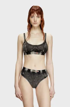 Женский черный топ KASSIE-DNM Черный XS Diesel A17570 0SHAN