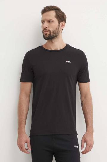 Хлопковая футболка Fila 2 шт цвет белый однотонный Хлопковая футболка Fila 2 шт цвет белый однотонный