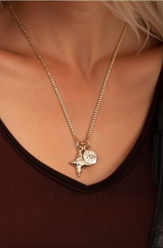 Намисто з підвісками - золотий