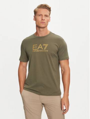 EA7 Emporio Armani Футболка 3DPT08 PJM9Z 1846 Зелений Regular Fit EA7 Emporio Armani Футболка 3DPT08 PJM9Z 1846 Зелений Regular Fit