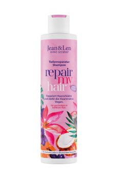 Уценка! Восстанавливающий шампунь для волос Jean & Len Shampoo Кокосовое масло и макадамия, 300 мл