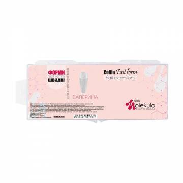 Формы-типсы для наращивания ногтей Nails Molekula Professional Балерина, 240 шт Формы-типсы для наращивания ногтей Nails Molekula Professional Балерина, 240 шт