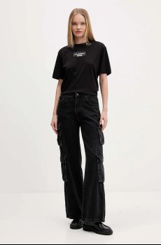 Хлопковая футболка Karl Lagerfeld Jeans