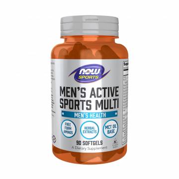 Мультивитамины для мужчин NOW foods Mens Active Sports Multi для активных видов спорта, 90 капсул Мультивитамины для мужчин NOW foods Mens Active Sports Multi для активных видов спорта, 90 капсул
