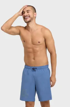 Мужские синие плавательные шорты EVO BEACH BOXER LO Синий L Arena 006064-520