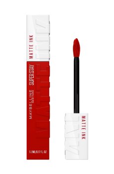 Стойкая жидкая матовая помада для губ Maybelline New York Super Stay Matte Ink, 340 Exhilarator, 5 мл