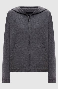 Серая спортивная куртка Marcel из кашемира