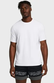 Мужская белая футболка UA Meridian SS Белый M Under Armour 1386973-100