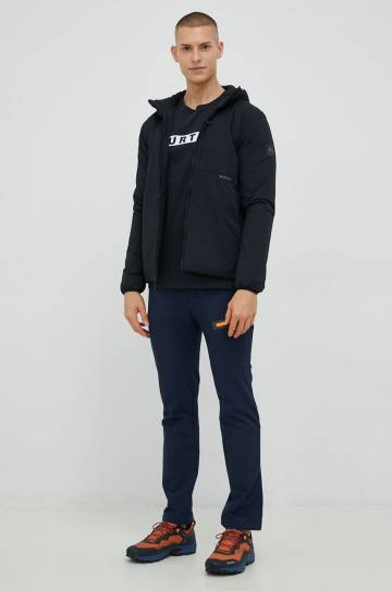 Хлопковая футболка Burton цвет чёрный с принтом Хлопковая футболка Burton цвет чёрный с принтом