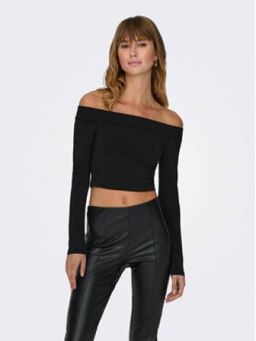 ONLY Блузка 15302593 Чорний Slim Fit ONLY Блузка 15302593 Чорний Slim Fit
